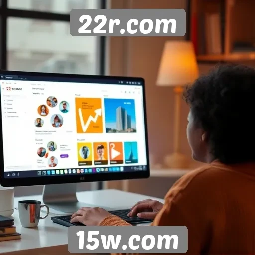 Funcionalidades inovadoras do site 22r.com